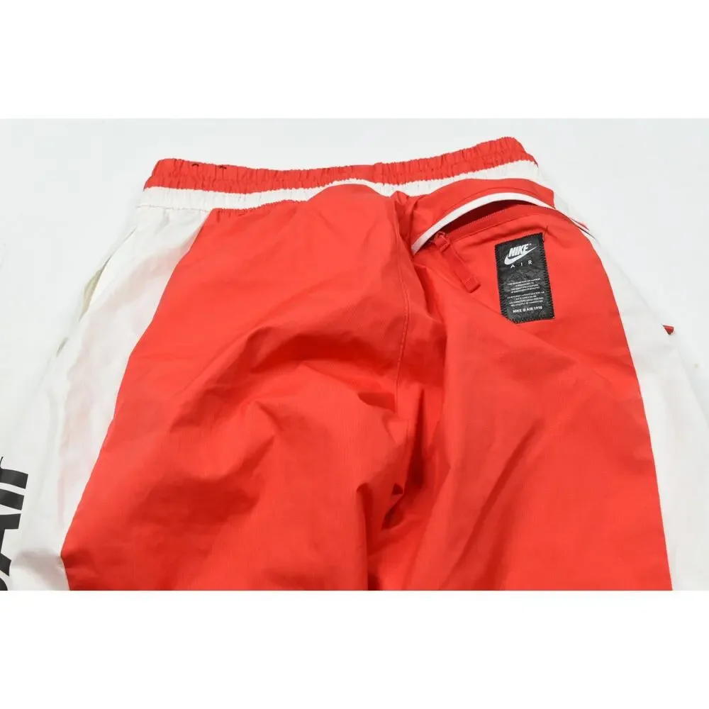 NIke Woven Pants Mens Medium University Red Slim Fit Tapered Drawstring